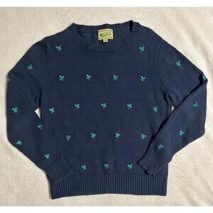 Kiel James Patrick RARE Lucky Irish Shamrock Knitted Sweater Women’s Size Small